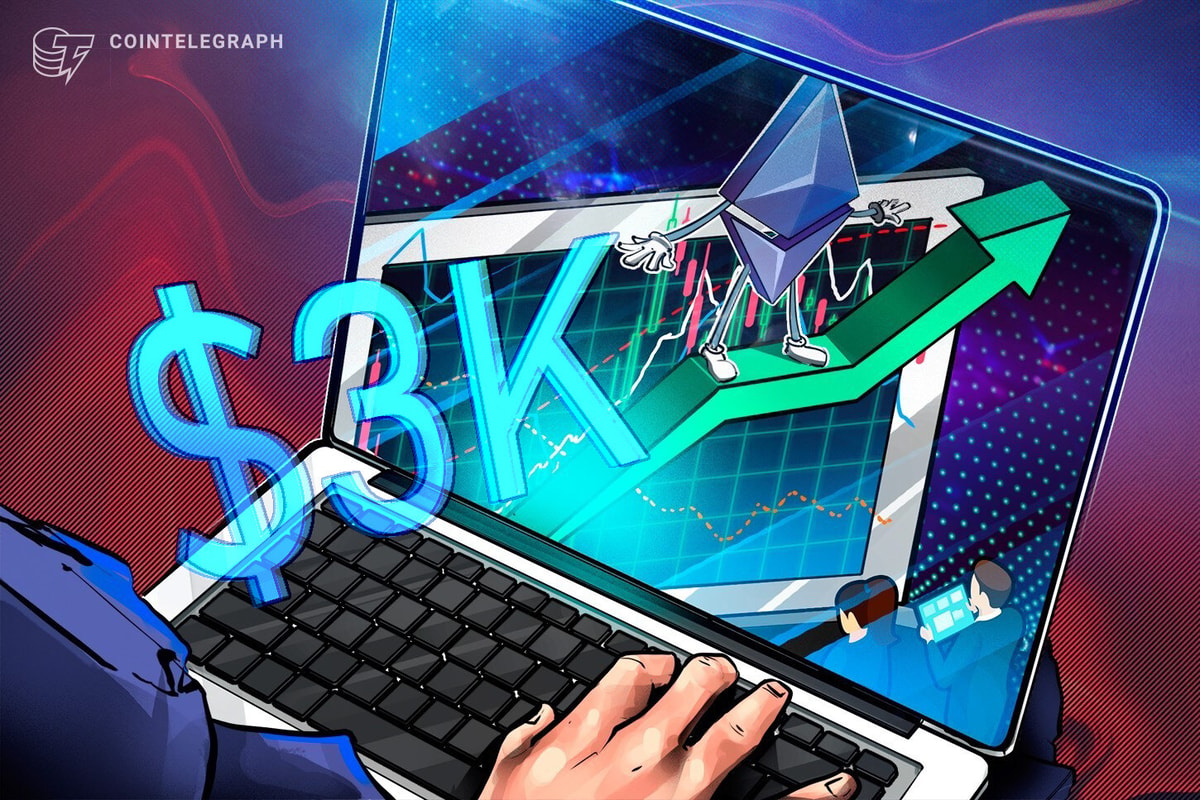 ETH Hits $3K But It’s Too Early To Call A Reversal